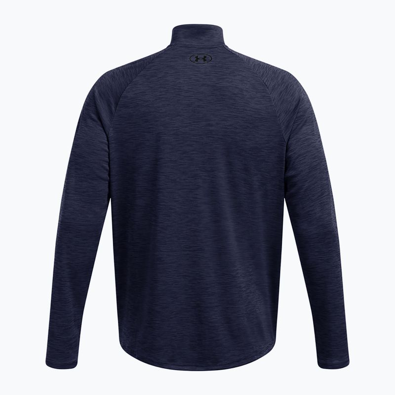 Vyriškas džemperis Under Armour Tech Textured 1/2 Zip midnight navy/black 2