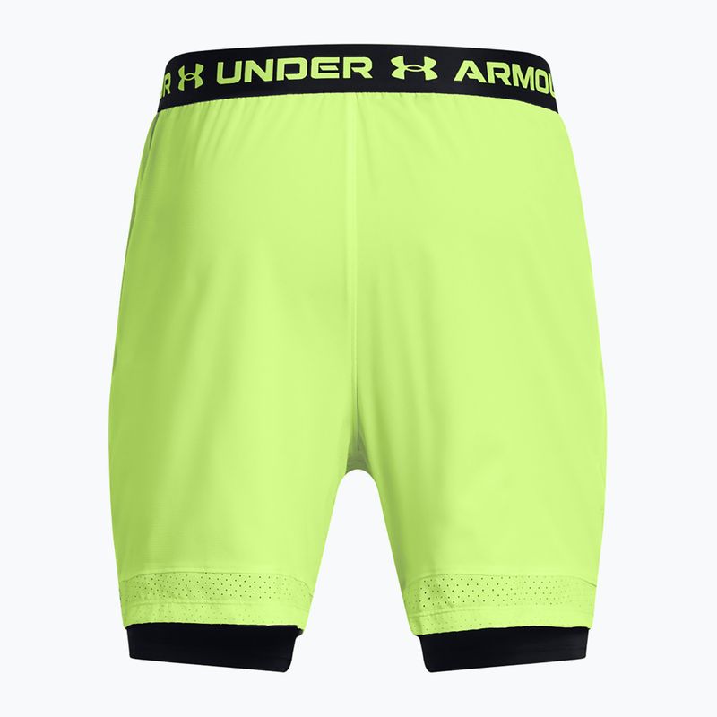 Vyriški treniruočių šortai Under Armour Vanish Woven 2in1 Sts morph green / blavk / black 6