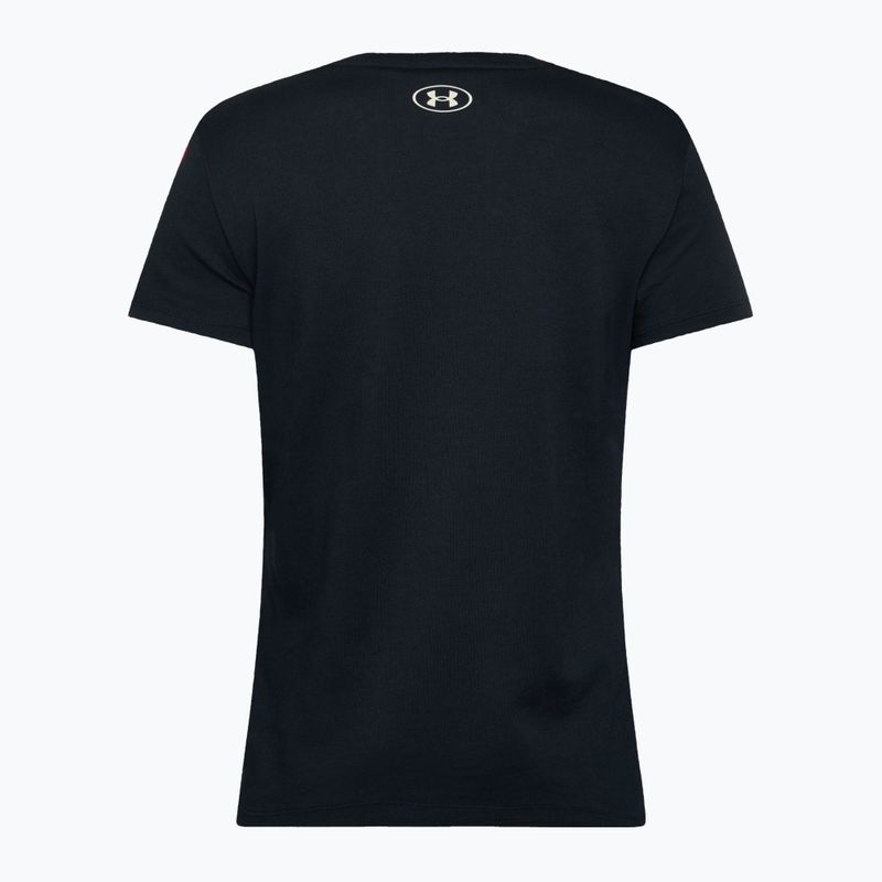 Moteriški treniruočių marškinėliai Under Armour Project Rock HW black/silt 2