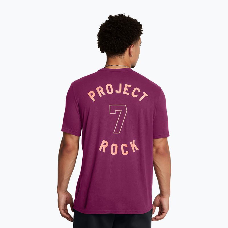 Vyriški marškinėliai Under Armour Project Rock 7 purple 2