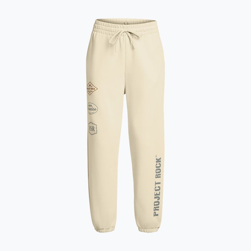 Moteriškos treniruočių kelnės Under Armour Project Rock HWT Pnt silt / clay green 4