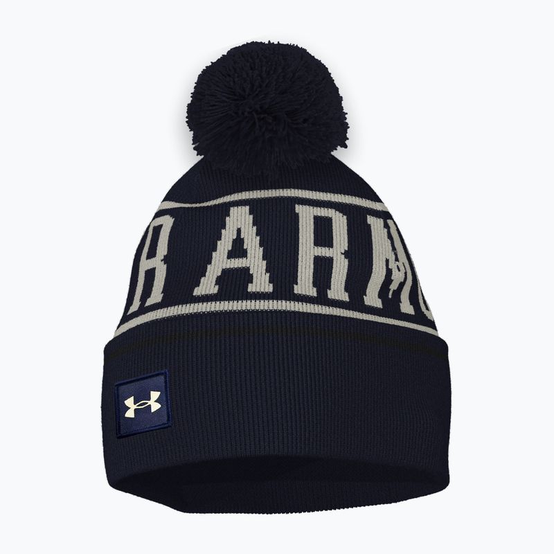 Vyriška žieminė kepurė Under Armour Halftime Pom Beanie midnight navy/summit white 3