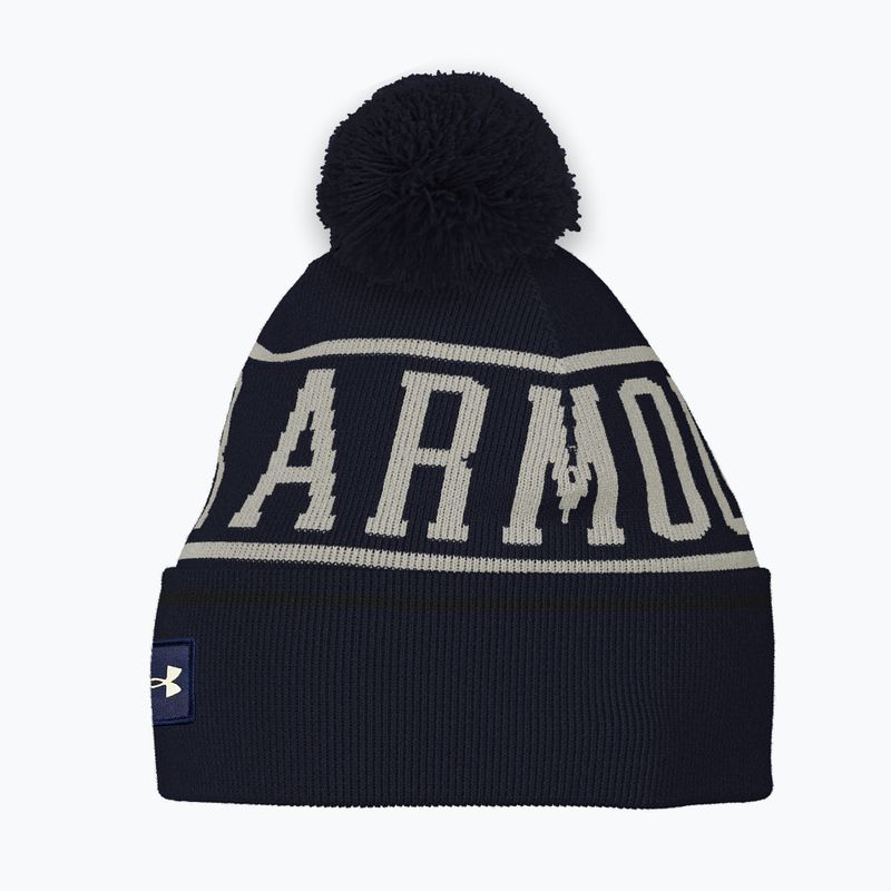 Vyriška žieminė kepurė Under Armour Halftime Pom Beanie midnight navy/summit white 4