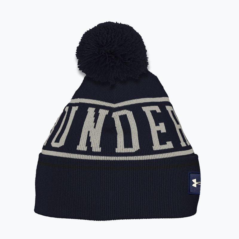 Vyriška žieminė kepurė Under Armour Halftime Pom Beanie midnight navy/summit white 5