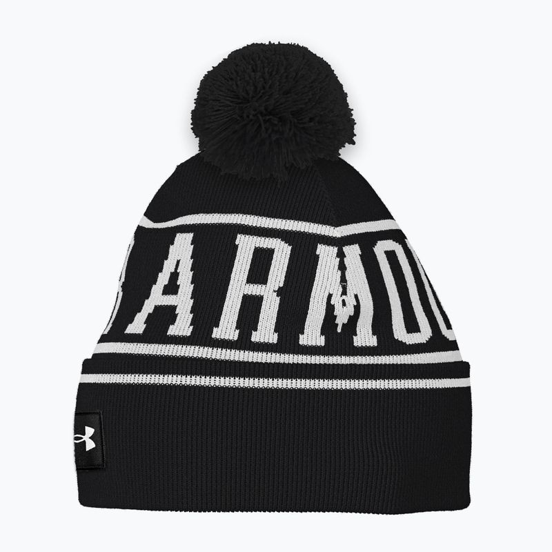 Vyriška žieminė kepurė Under Armour Halftime Pom Beanie black/white/white 4