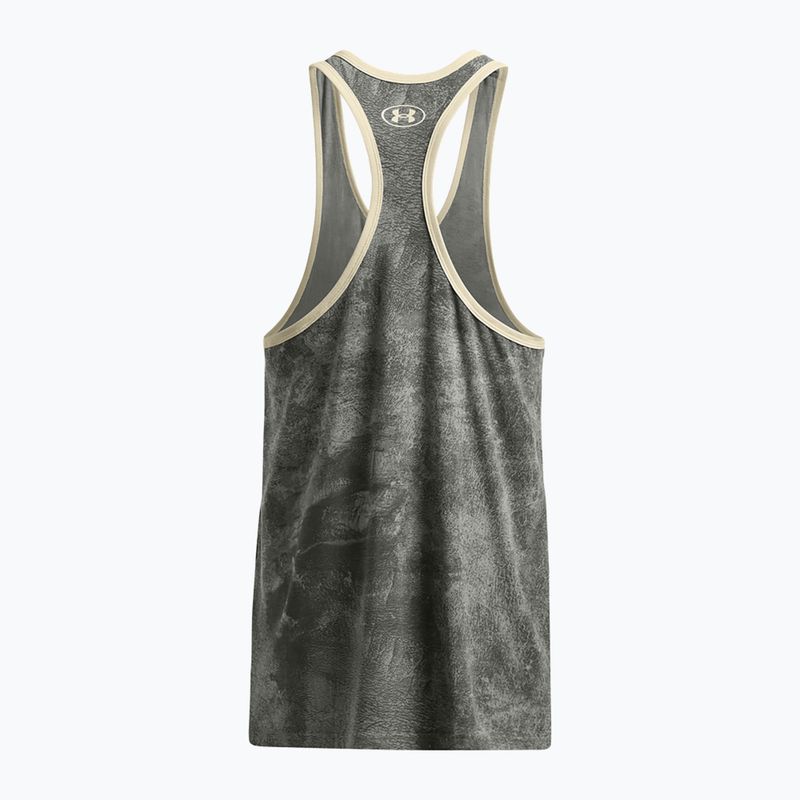 Vyriškas treniruočių tank topas Under Armour Project Rock Racer clay green/silt 4