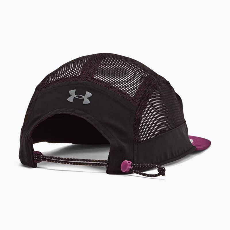 Vyriška kepuraitė su snapeliu Under Armour Launch Camper tetra gray/purple gemini/black 2