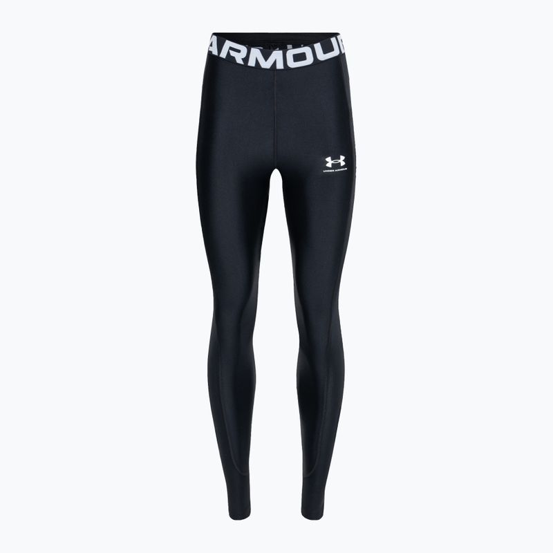 Moteriškos treniruočių tamprės Under Armour black/black/white