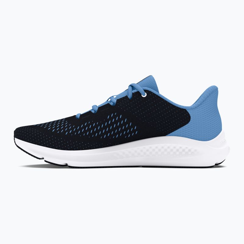 Under Armour Charged Pursuit 3 Big Logo moteriški bėgimo bateliai black/horizon blue/white 10