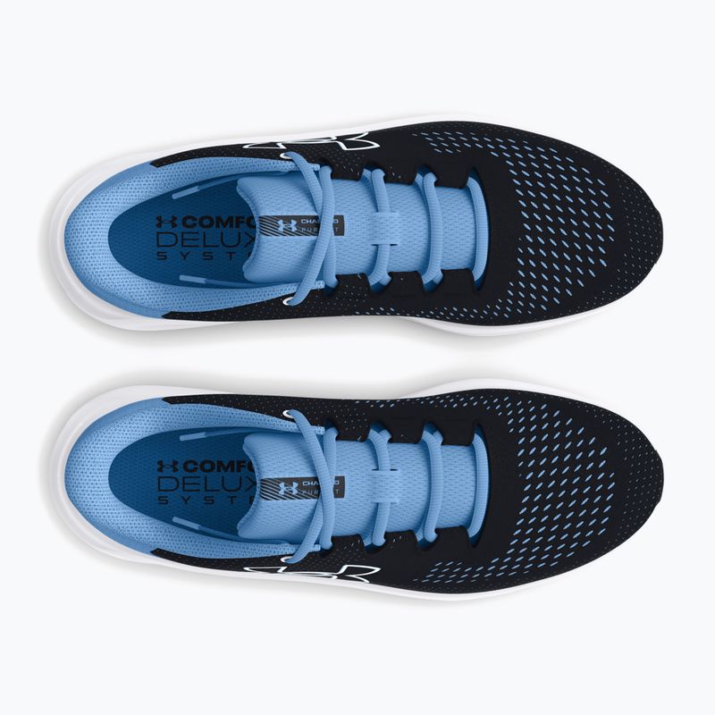 Under Armour Charged Pursuit 3 Big Logo moteriški bėgimo bateliai black/horizon blue/white 11