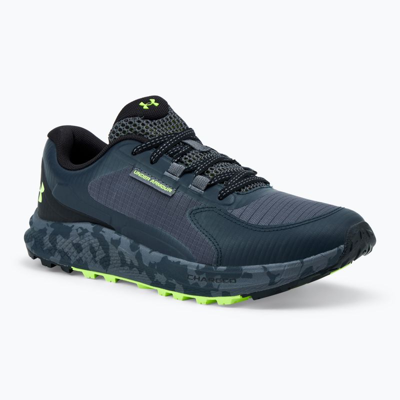 Under Armour Charged Bandit Trail 3 vyriški bėgimo bateliai casterock/anthracite/high vis yellow