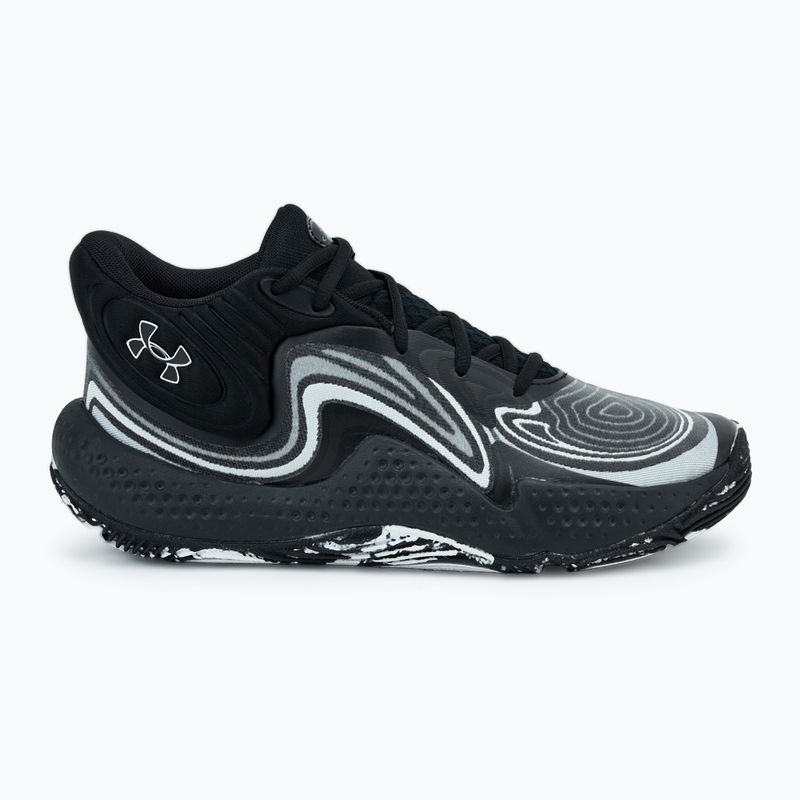 Krepšinio bateliai Under Armour Spawn 6 Mid black/distant gray/mod gray 2