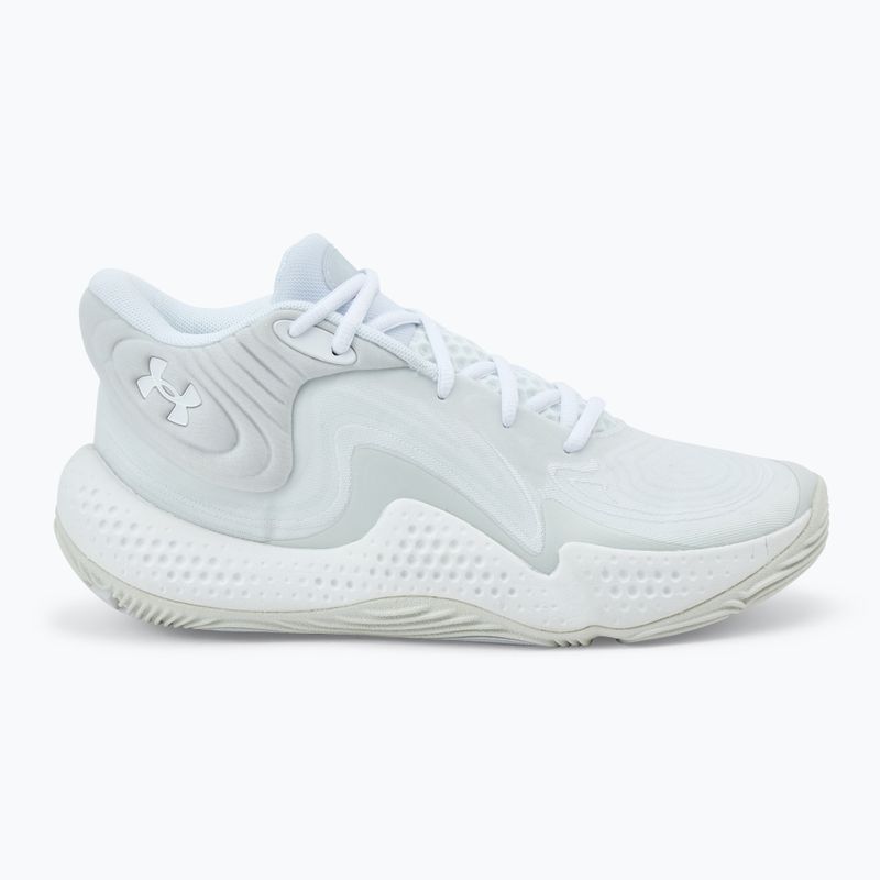 Krepšinio bateliai Under Armour Spawn 6 white/distant gray/white clay 2