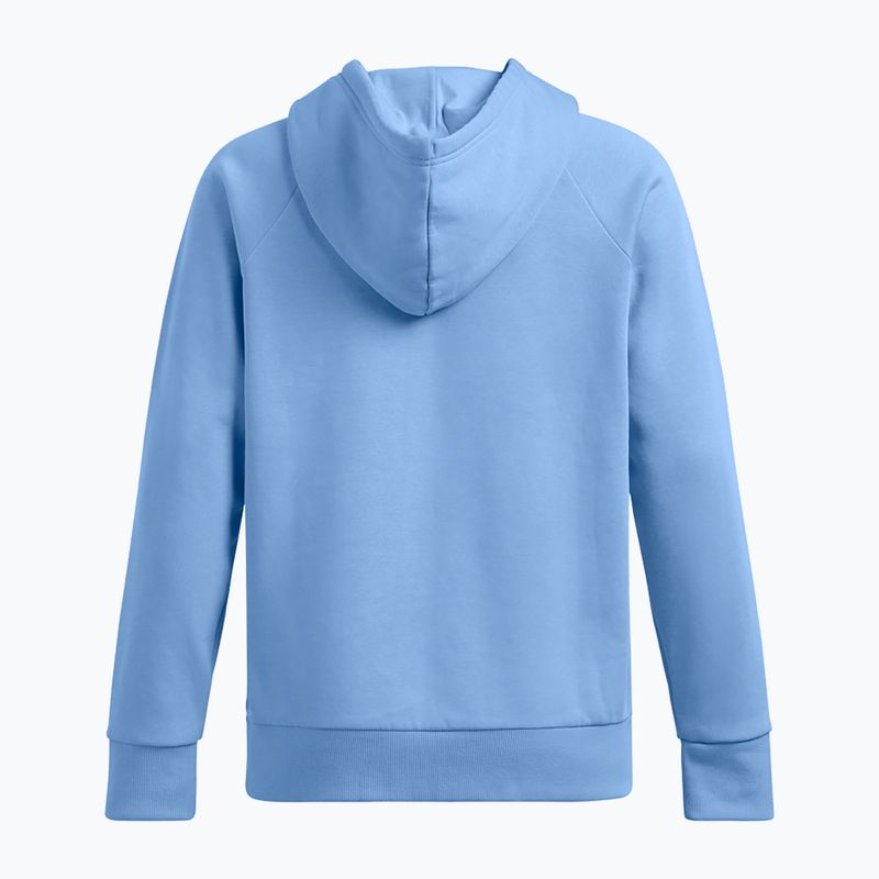 Moteriškas džemperis Under Armour Rival Fleece Big Logo Hoody horizon blue/white 2