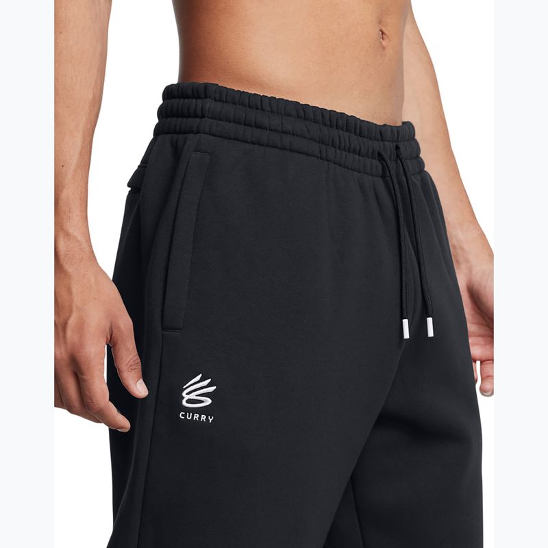 Vyriškos kelnės Under Armour Curry Splash Jogger black / white clay 3