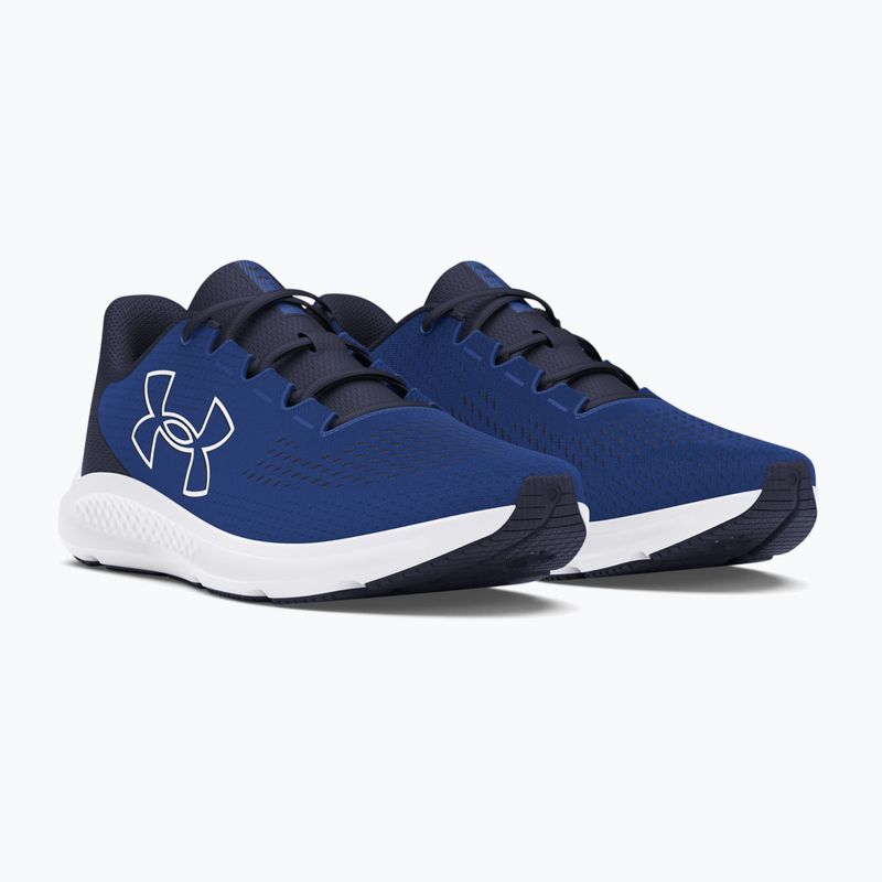 Vyriški bėgimo bateliai Under Armour Charged Pursuit 3 Big Logo tech blue/midnight navy/white 8