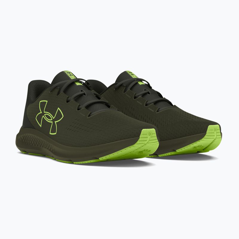 Vyriški bėgimo bateliai Under Armour Charged Pursuit 3 Big Logo marine from green/baroque green 8