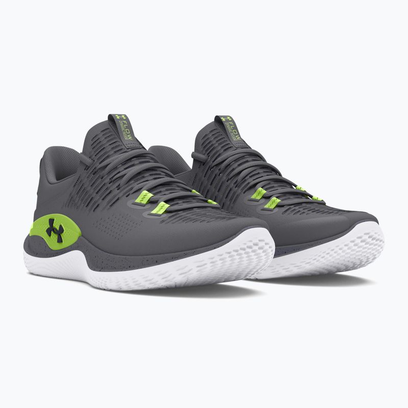 Vyriški treniruočių batai Under Armour Dynamic IntelliKnit titan gray/morph green/midnight navy 8