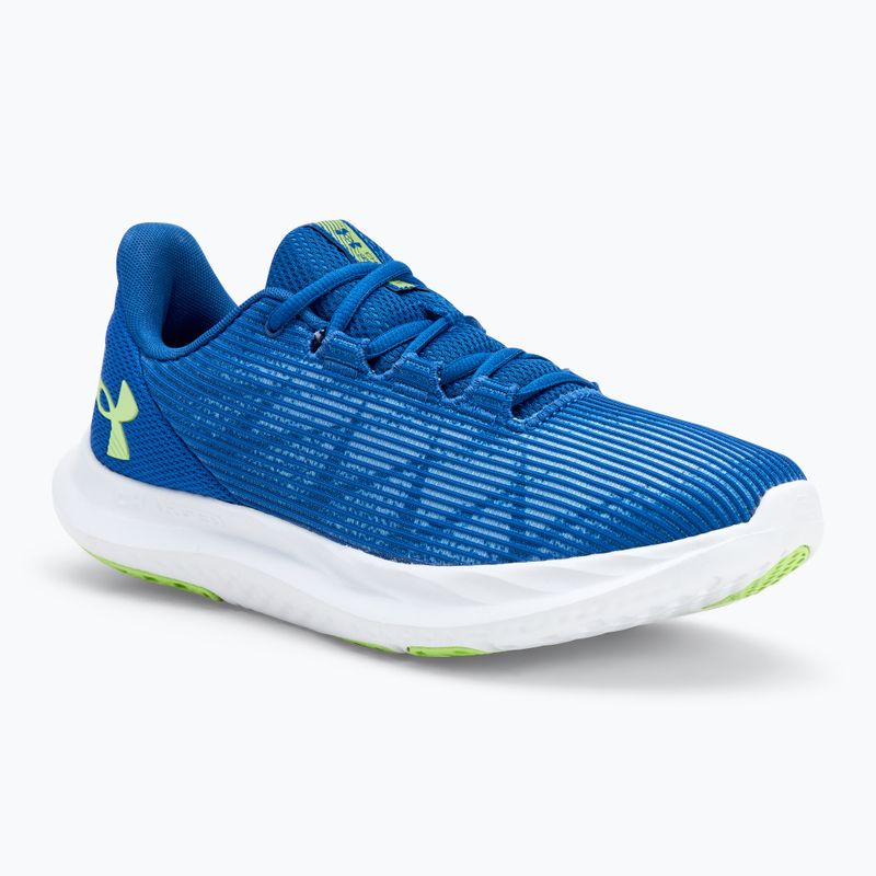 Under Armour Charged Speed Swift tech blue/tech blue/morph green vyriški bėgimo bateliai