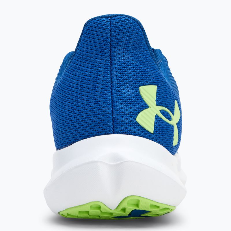 Under Armour Charged Speed Swift tech blue/tech blue/morph green vyriški bėgimo bateliai 6