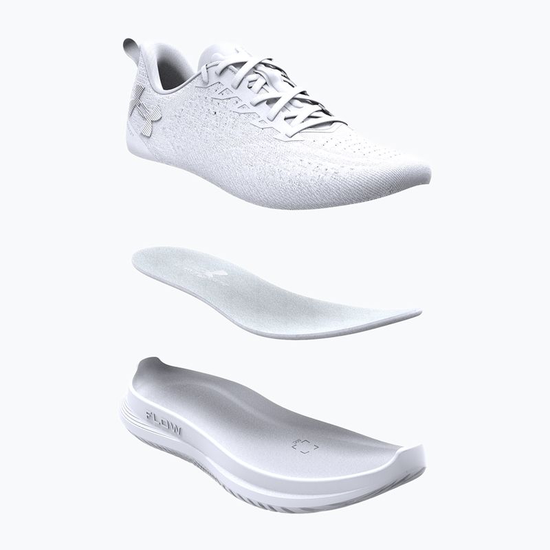 Vyriški bėgimo bateliai Under Armour Velociti 4 white/white/white 8
