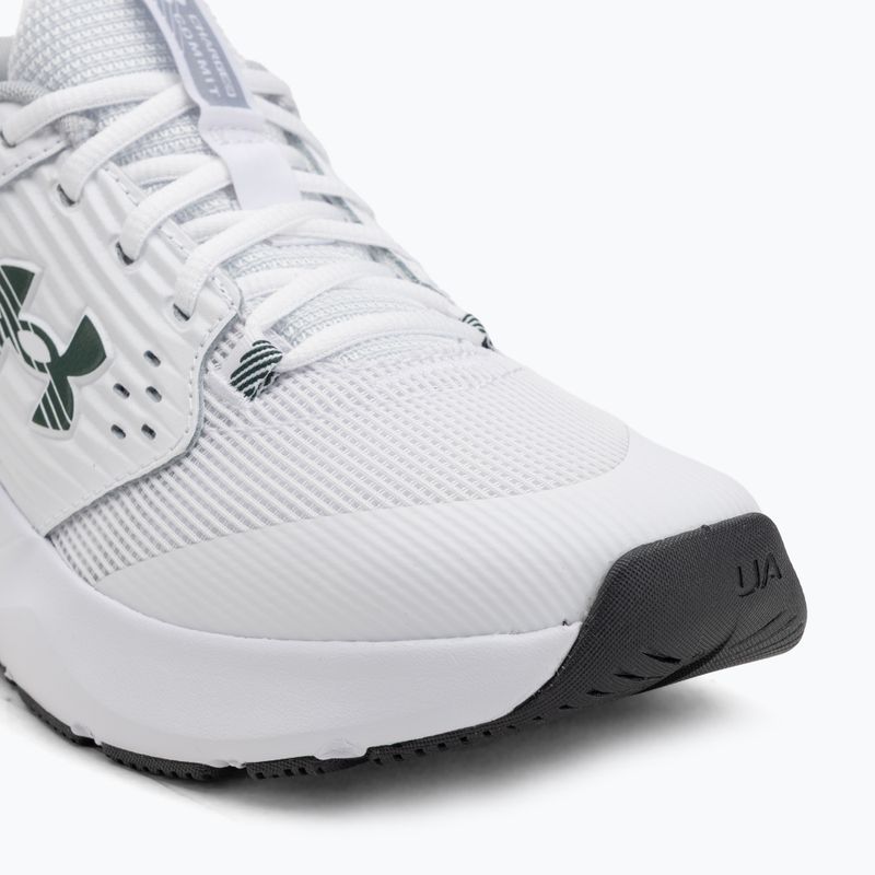 Vyriški treniruočių batai Under Armour Commit 4 white/mod gray/forest green 7