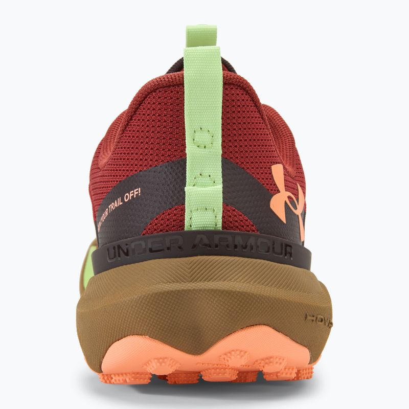 Under Armour Infinite Pro Trail vyriški bėgimo bateliai earthen orange/brown obsidian/flare orange 6