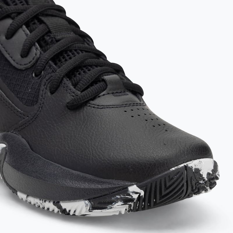Under Armour GS Lockdown 7 vaikiški krepšinio bateliai juoda/juoda/metalinis sidabras 7