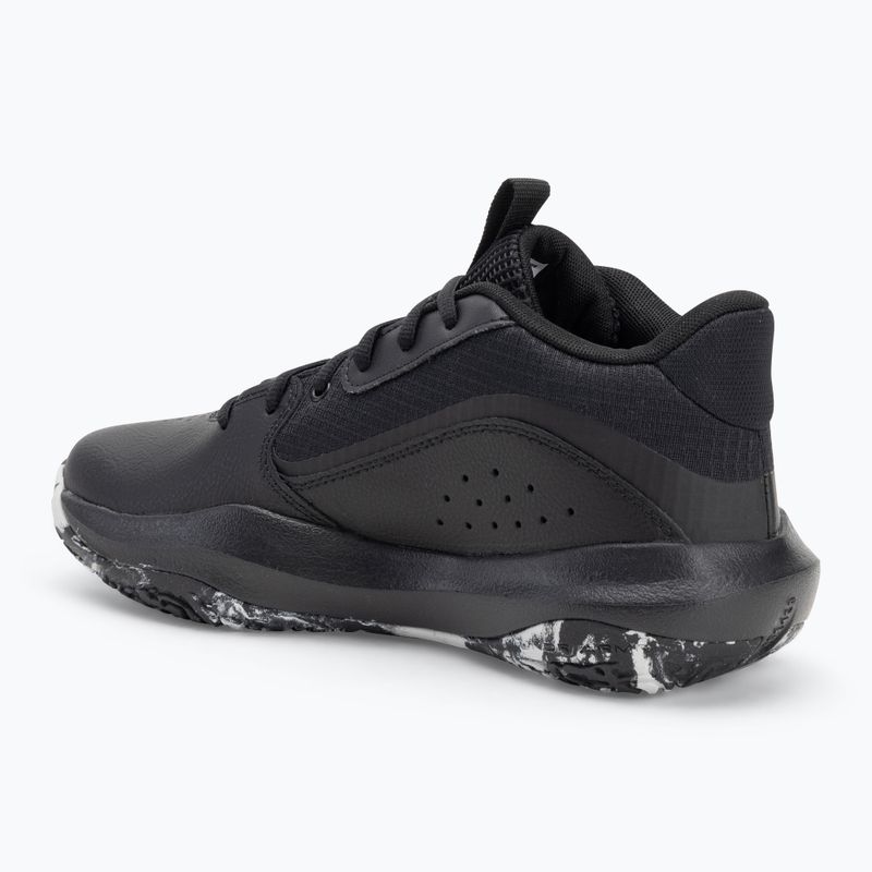 Under Armour Lockdown 7 krepšinio bateliai juoda/juoda/metalinis sidabras 3