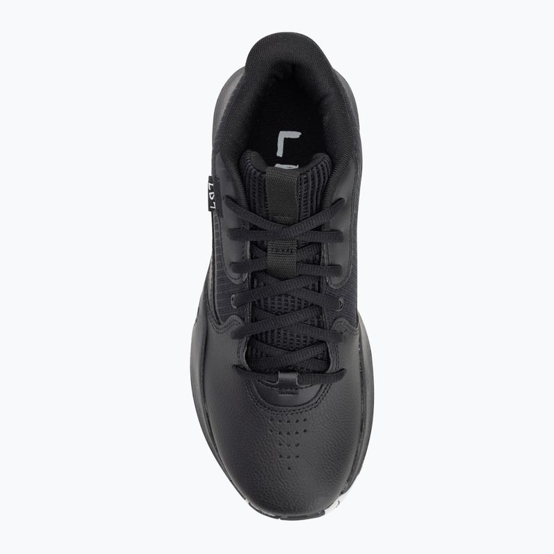Under Armour Lockdown 7 krepšinio bateliai juoda/juoda/metalinis sidabras 5