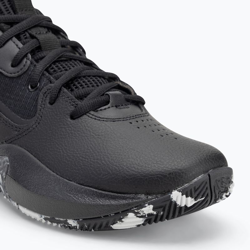 Under Armour Lockdown 7 krepšinio bateliai juoda/juoda/metalinis sidabras 7
