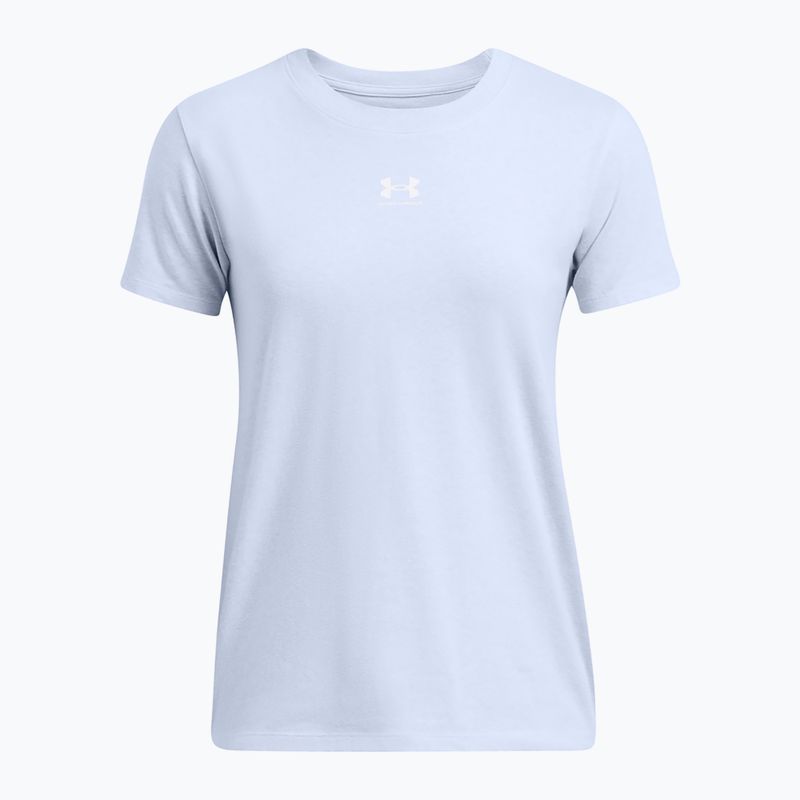 Under Armour moteriški marškinėliai Rival Core hydro nimbus blue/white