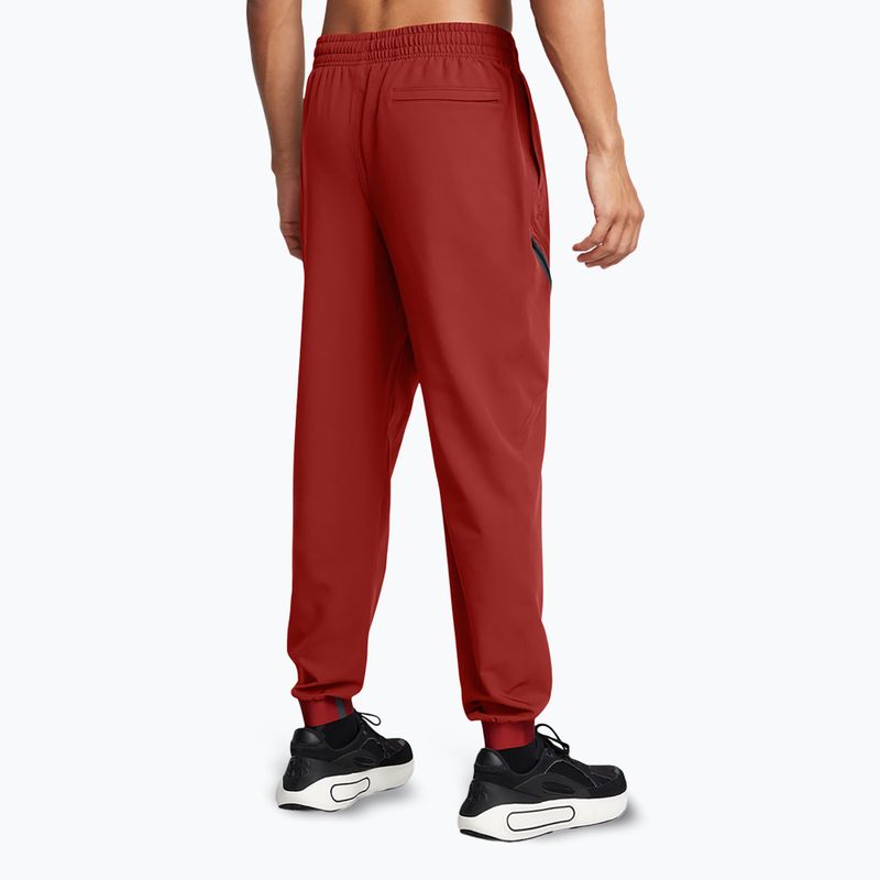 Vyriškos kelnės Under Armour Unstoppable Joggers earthen orange/black 3