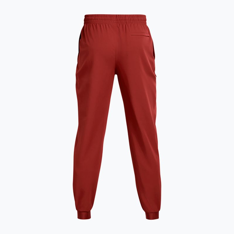 Vyriškos kelnės Under Armour Unstoppable Joggers earthen orange/black 6