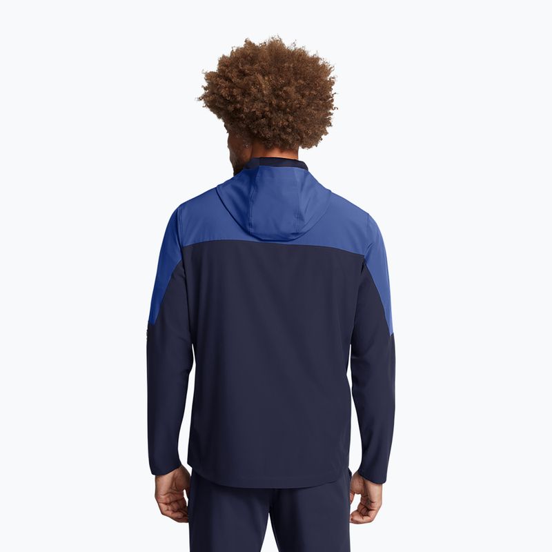 Vyriška treniruočių striukė Under Armour Vanish Woven Utility midnight navy/tech blue/reflective 2