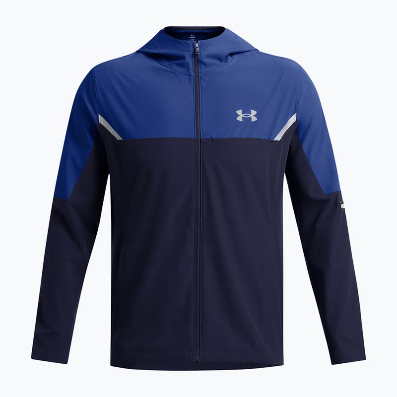 Vyriška treniruočių striukė Under Armour Vanish Woven Utility midnight navy/tech blue/reflective 4