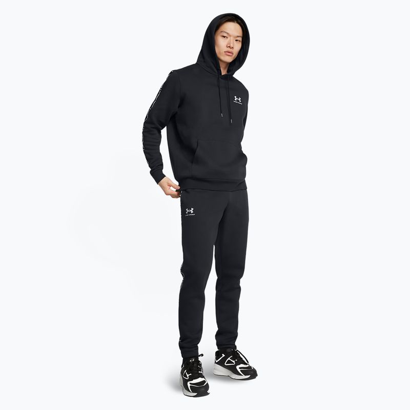 Vyriškos kelnės Under Armour Icon Fleece Jgr black/white 2