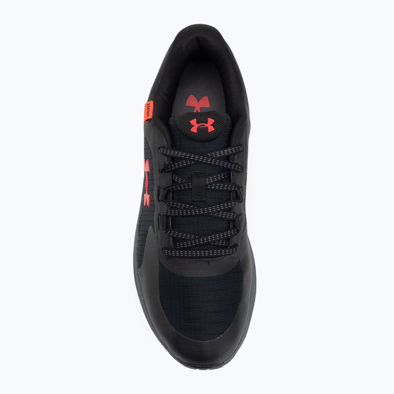 Under Armour Charged Bandit Trail 3 vyriški bėgimo bateliai black/black/racer red 5