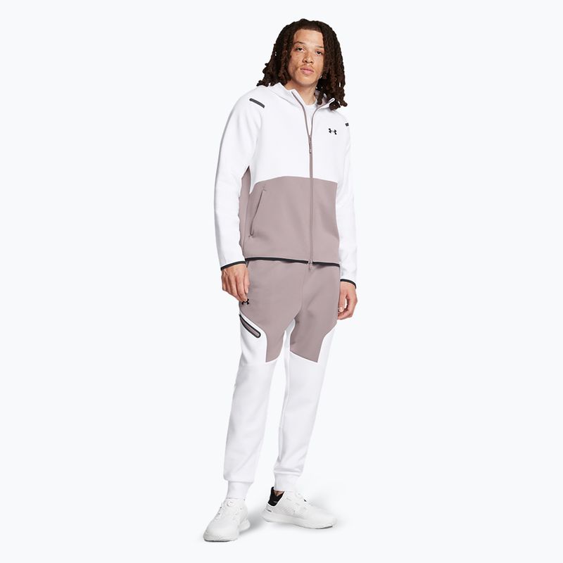 Vyriškos kelnės Under Armour Unstoppable Fleece tetra gray/white/black 2