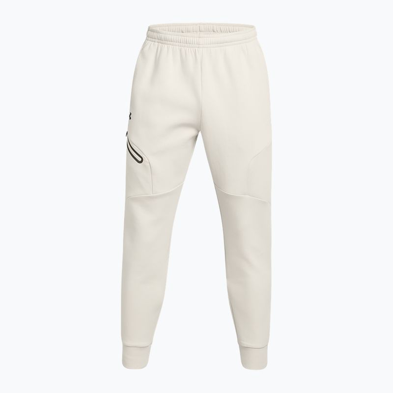 Vyriškos kelnės Under Armour Unstoppable Fleece summit white/black 5