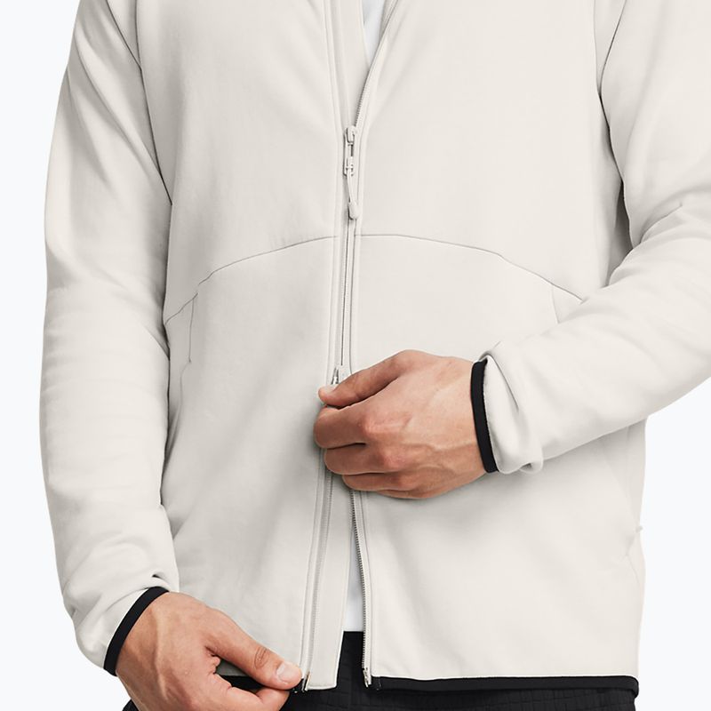 Vyriškas džemperis Under Armour Unstoppable Fleece Full Zip HD summit white/black 4