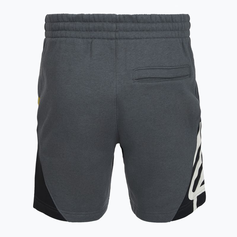Vyriški šortai Under Armour Curry Splash Fleece Short castlerock full heather/black/white clay 2