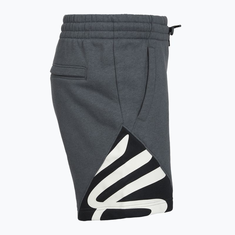 Vyriški šortai Under Armour Curry Splash Fleece Short castlerock full heather/black/white clay 3