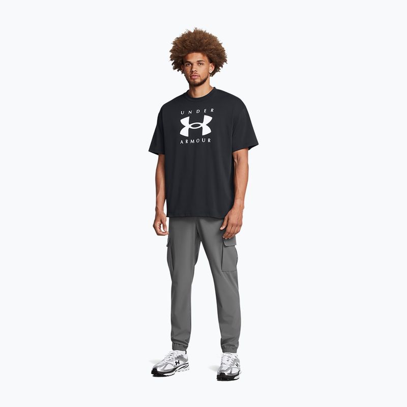 Vyriškos treniruočių kelnės Under Armour Vibe Woven Cargo castlerock/black 2
