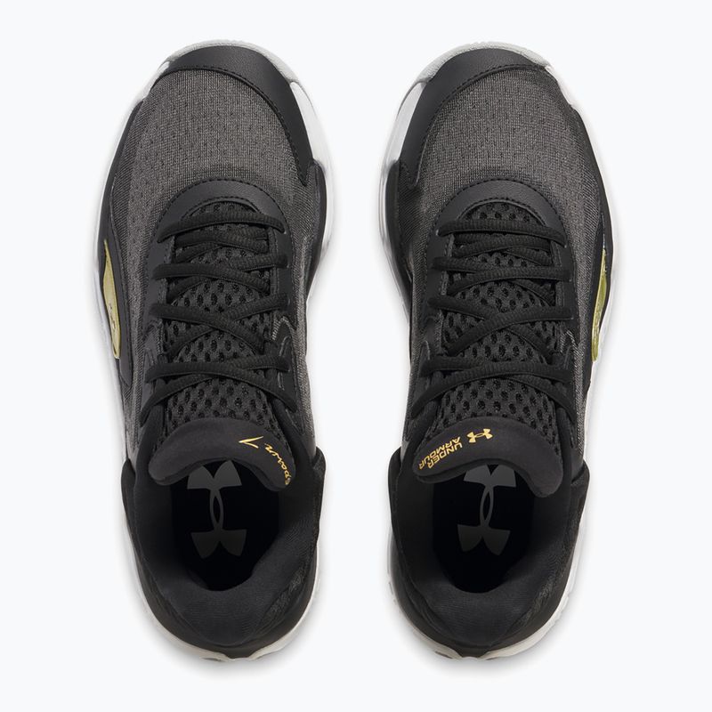 Under Armour Spawn 7 krepšinio bateliai juoda/metalinė aukso/juoda 11