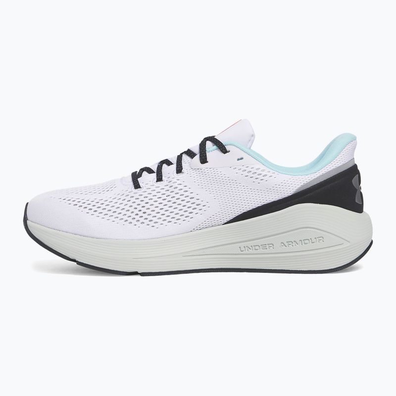 Vyriški bėgimo bateliai Under Armour Sonic 7 white/hydro green/metallic silver 2
