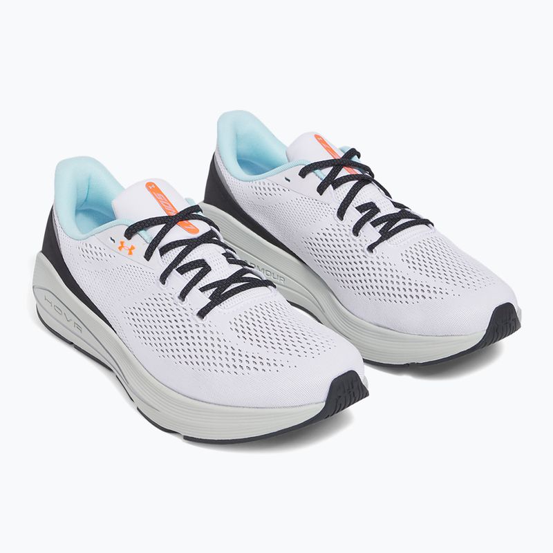 Vyriški bėgimo bateliai Under Armour Sonic 7 white/hydro green/metallic silver 3
