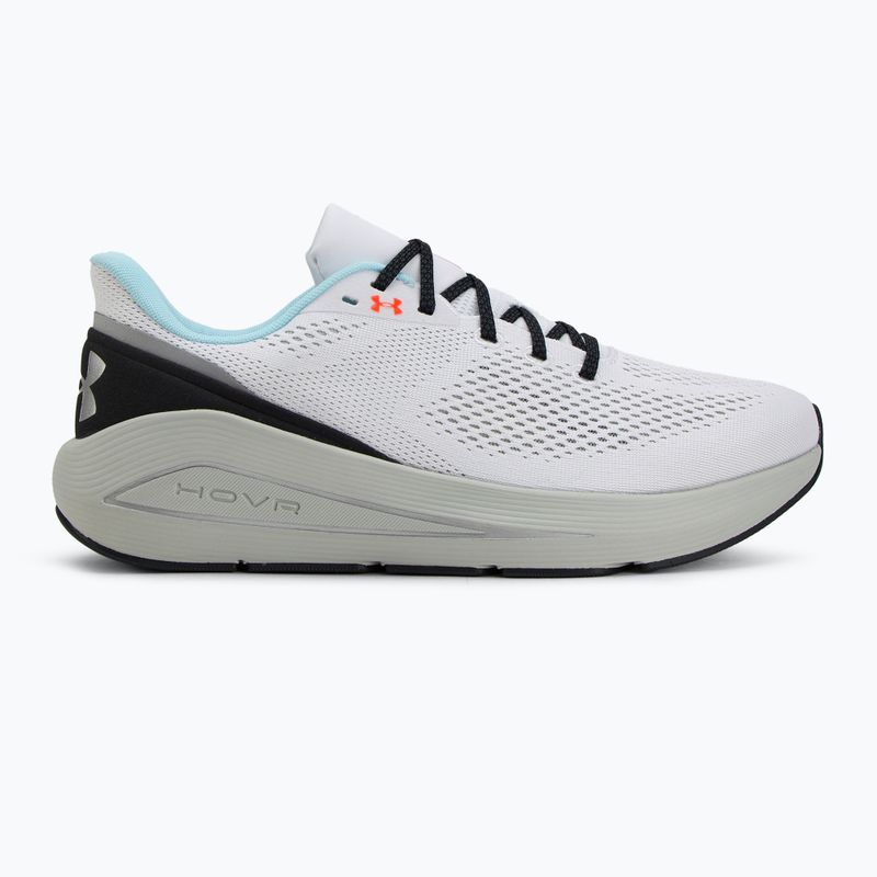 Vyriški bėgimo bateliai Under Armour Sonic 7 white/hydro green/metallic silver 2