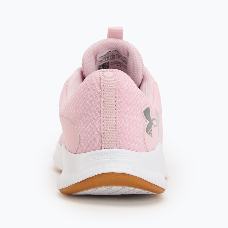 Moteriški treniruočių batai Under Armour W Charged Aurora 2 prime pink/white/metallic silver 6