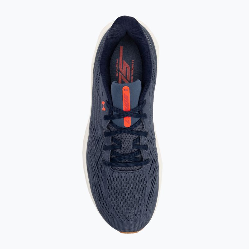 Vyriški bėgimo bateliai Under Armour Sonic 7 downpour gray/white quartz/midnight navy 5